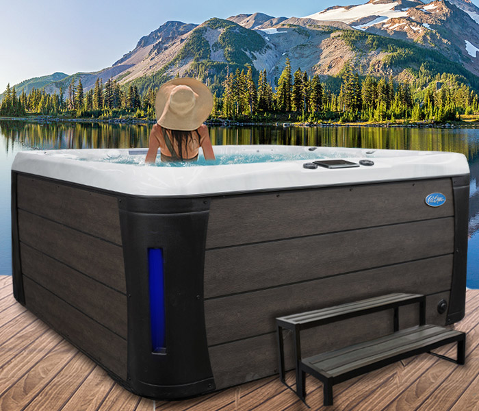 Calspas hot tub being used in a family setting - hot tubs spas for sale Lyon