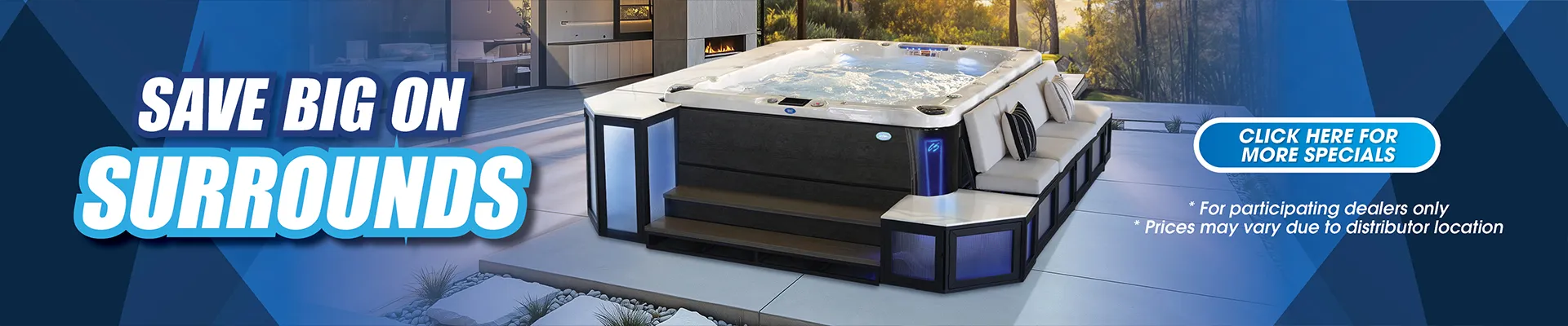 Calspas hot tub being used in a family setting - Lyon