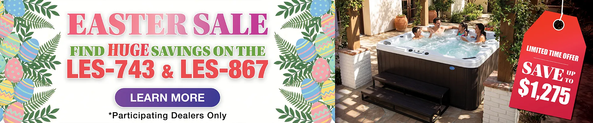 Calspas hot tub being used in a family setting - Lyon